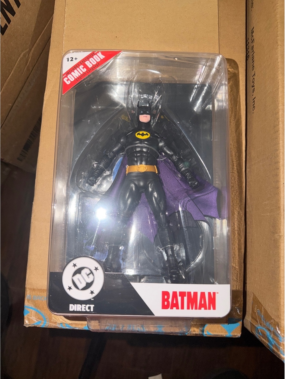 DC Direct Batman '89 Action Figure with Comic Book